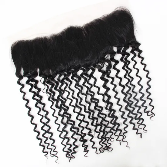 Free Sample 100% Virgin Hair Kinky Curly Double Drawn Human Hair 13*4 frontal Malaysian Afro Kinky Curly hair