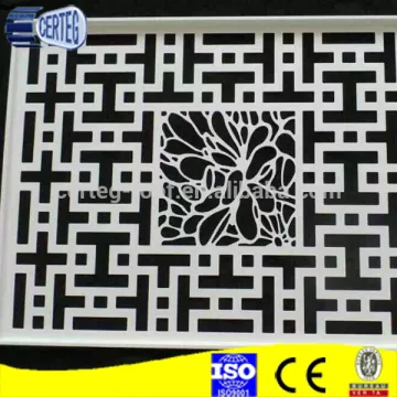 High Quality Perforated Aluminum Sheet exterior decorative fencing laser cut metal panel