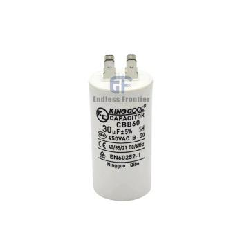 AC Motor Run Capacitor CBB65 for Air Conditioner Parts