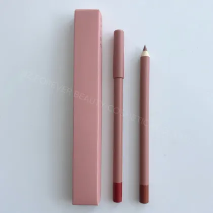 Wholesale Matte High Pigment 7-Color Dark Brown Nude Lip Liner with Custom Logo