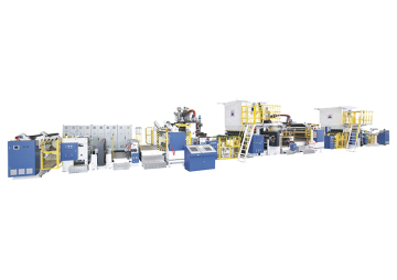 Flexible packaging extrusion laminating machine