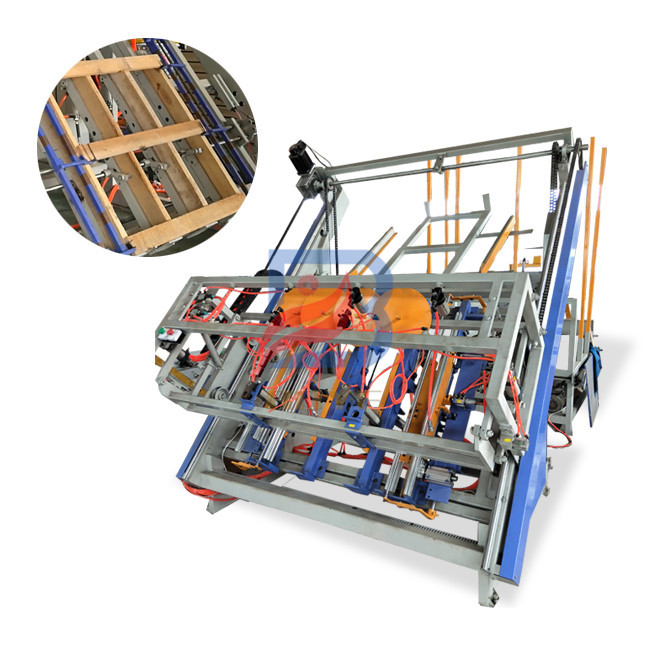 Stringer Pallet Nailing Machine Production