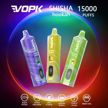 Vopk Shisha Hookah 15000 Puffs Wholesale Digital Displa​y
