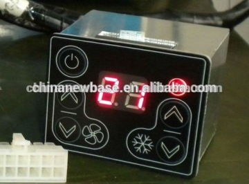 Mobile air conditioner/damper air flow remote control