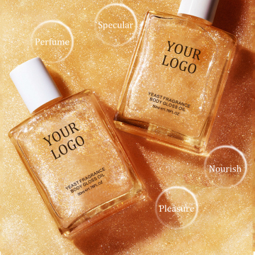 Custom Label Body Glow Liquid Highlighter Cream & Shimmer Oil
