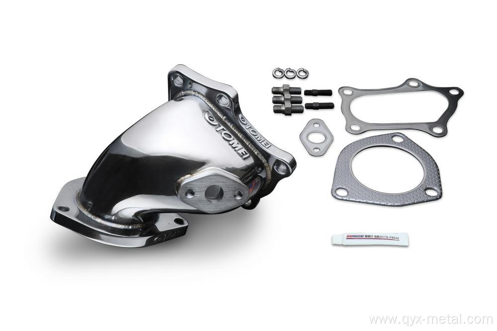 Titanium exhaust system manifold for auto