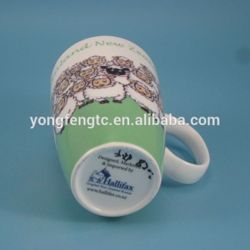 YF18876白い磁器ミルクマグ