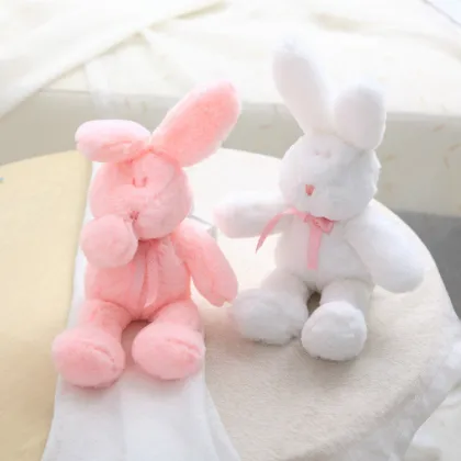 Easter Long Lg Bunny Rabbit Plush Toy Pink Bunny Stuffed Animal