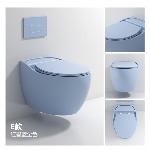 Big Size Printing Wall Hung Toilet With Tank