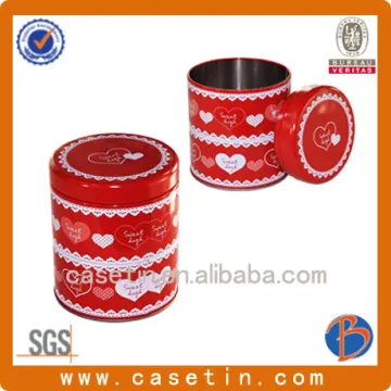 tea packing metal box christmas tin buckets