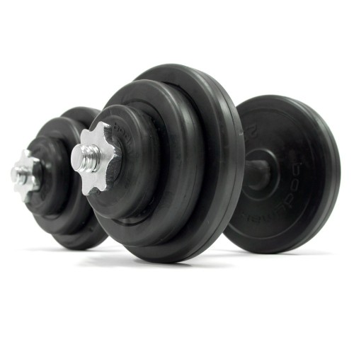 Fitness Rubber Dumbbells 7.5kg