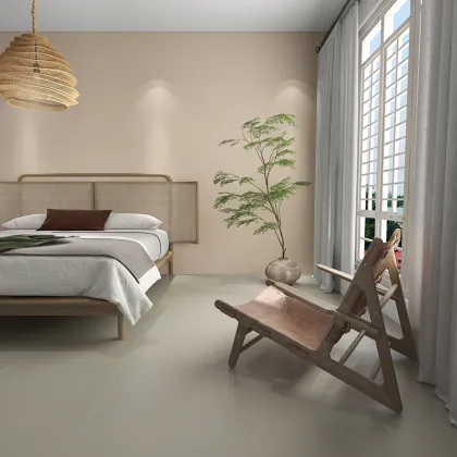 Morandi Micro-cement 600x1200mm Matte Monocolor Full Body Non-slip Porcelain Tiles