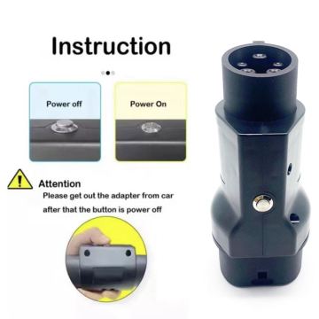 32A Type1 to GBT EV Charger Adapter Connector