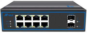 10-port full gigabit unmanaged Industrial None-PoE switch