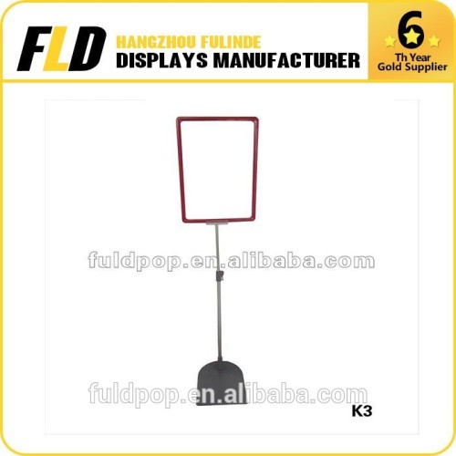 Quality-assured top quality 2016 new style aluminum pole display stand