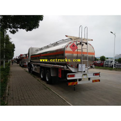 Camiones cisterna del transporte del aceite de 20ton 12 ruedas