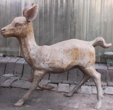 cast iron animal banks metal stag for Garden and Home Decoration