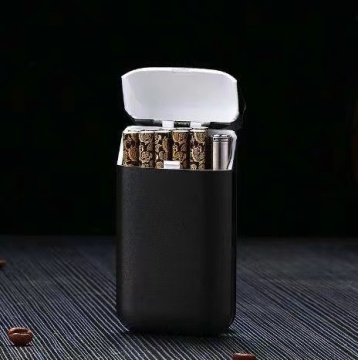 Surface Curved High Sales Black Cigarette Lighter and Case: Wholesale Manufacturer