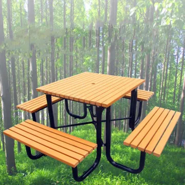 Recycled Plastic Wood Outdoor Picnic Table