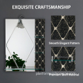 Customizable Double Layered Colorful Wall Shelf and Bathroom Mirror for Enhanced Bath Room Décor
