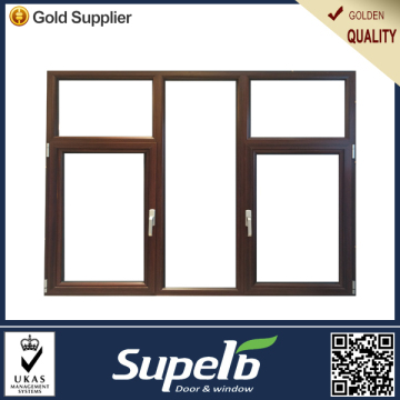 2014 hot selling products powder coated aluminium 60 series thermal break glass casement window