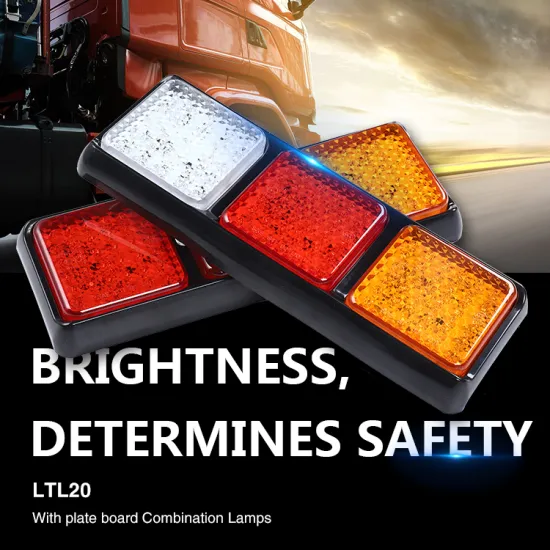 12V 75 LED Rear Tail Light Brake Turn Signal Reverse Lamp Fit Car/Trailer/Truck