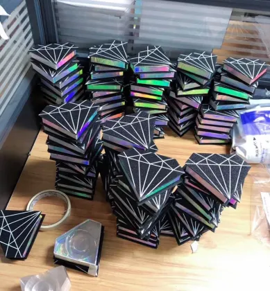 Customized Eyelash Packaging Box Premium Mink Eyelashes 3D Eyelash Packaging Box 100 Packs Crown Lash Box Package