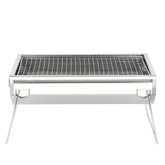 Wholesale Portable Outdoor Charcoal Grills Foldable Smoker BBQ Grill Stainless Steel