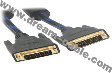 Nickel Plated 24+5 Male to Male DVI Cable (YTX60)
