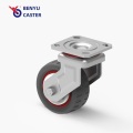 3-8inch Zinc Plated Caster Wheel with Brake&Swivel&Fixed