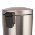 Kitchen Stainless Steel Round Step-on Trash Can