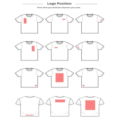 OEM/ODM Custom Heavy Weight Cotton Screen Printed T-Shirts for Men
