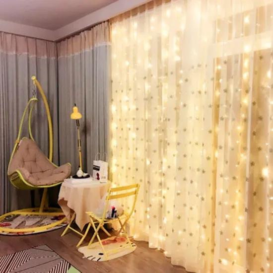 Copper Wire Window Curtain Fairy Room Light