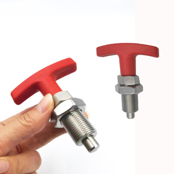 Stainless Steel Knob T Hand Retract Indexing Plunger
