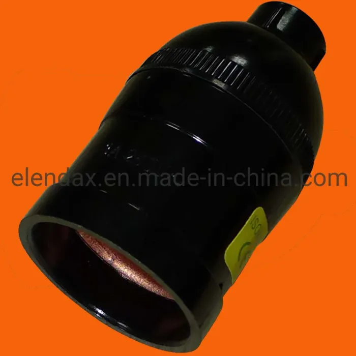 Индонезия E27 Бакелитовая одинарная цоколь для лампы (H5025)