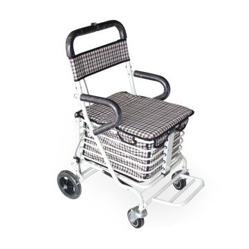 4 wheel folding rollator walker with cheap price