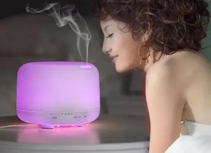 Private Label Ultrasonic Aroma Oil Diffuser 500ml