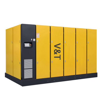 200kW 2 stage rotary screw air compressor