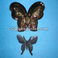 Lively Butterfly Design Sequin Embroidery Patches