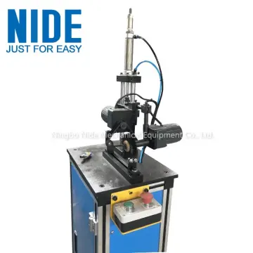 Motor armature commutator deburring turning machine
