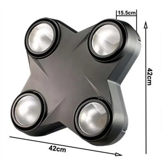 Waterproof Eurolite Audience Blinder 4x200W DMX IP65 LED Stage Light