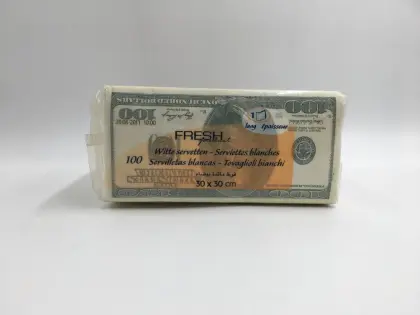 $100 Dollars facial tissues