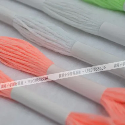 luminous threads cross stitch threads dyed embroidery threads