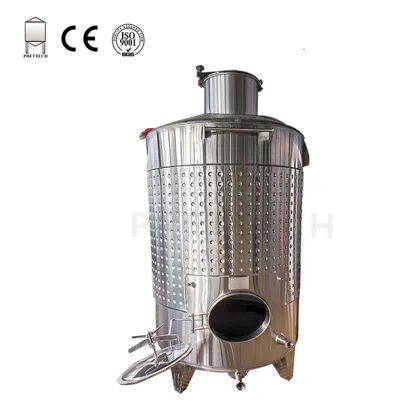 Stainless Steel Wine Fermenter Storage Tank 20000L for Wine Estates and Wineries