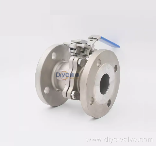 2PC Stainless Steel Flange Ball Valve ISO5211