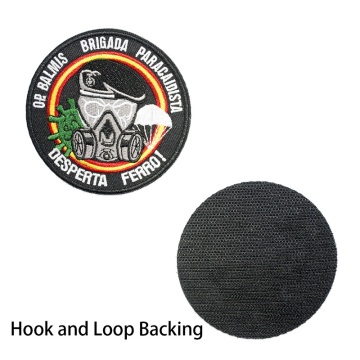 Military Army Flag Special Embroidery Hook Loop Patch