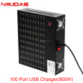 100 Ports 800W USB -Ladegerät für Multi -Geräte