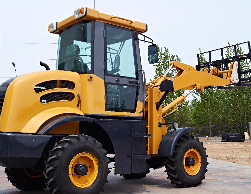 2ton mesin wheel loader pertanian kompak