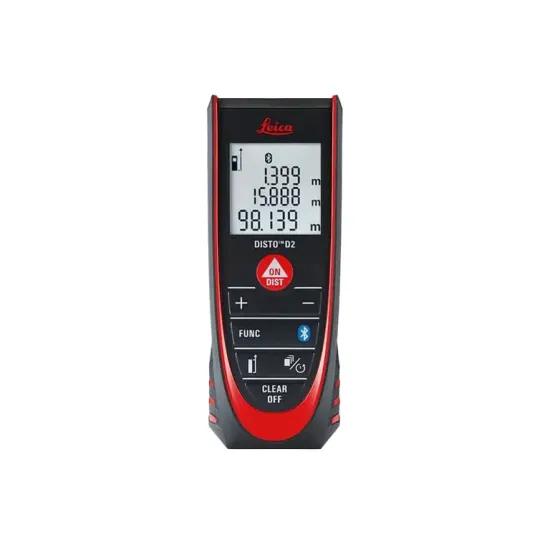 Leica DISTO D2 Laser Distance Meter - 7 Measurement Modes, Up to 100M