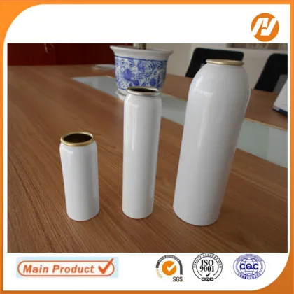 aluminum aerosol can for shaving foam